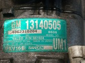 Replacement air conditioning compressor for Opel Vectra C Saloon 2.2 16V DTi CAT (Y 22 DTR / L50) OEM IAM reference 13140505