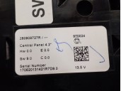 Recambio de pantalla multifuncion para renault megane iv berlina 5p 1.5 dci diesel fap energy referencia OEM IAM 280909727R 