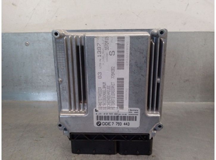Recambio de centralita motor uce para bmw serie 3 compact (e46) 2.0 16v diesel cat referencia OEM IAM DDE7793443 0281010565 BOS