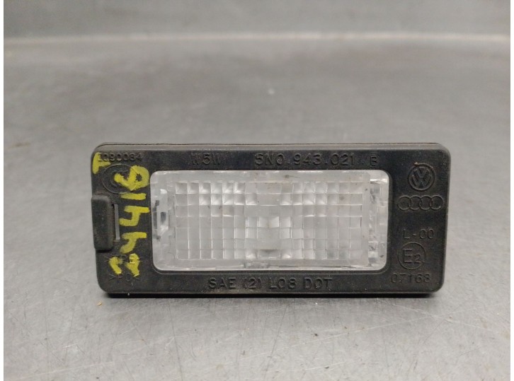 Recambio de piloto matricula para skoda yeti (5l) 2.0 tdi referencia OEM IAM 5N0943021B 5N0943021B 