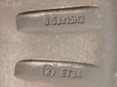 Recambio de llanta para audi a1 sportback (8xa, 8xf) 1.4 tfsi referencia OEM IAM 8X0601025 R156.5JX15H2ET34 