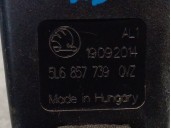 Recambio de enganche cinturon delantero derecho para skoda yeti (5l) 2.0 tdi referencia OEM IAM 5L6857739 5L6857739 