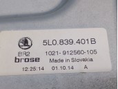 Recambio de elevalunas trasero izquierdo para skoda yeti (5l) 2.0 tdi referencia OEM IAM 5L0959811A 5L0959811A 
