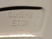 Recambio de llanta para volkswagen golf iv berlina (1j1) 1.6 referencia OEM IAM 1J0601025Q R156JX15H2ET38 