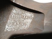 Recambio de llanta para kia carens iv 1.7 crdi referencia OEM IAM 52910A4150 R166.5JX16OFFSET48.5 