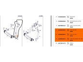 Recambio de tubo para mercedes-benz clase a (w169) 2.0 cdi cat referencia OEM IAM A1695200701 A1695200701 