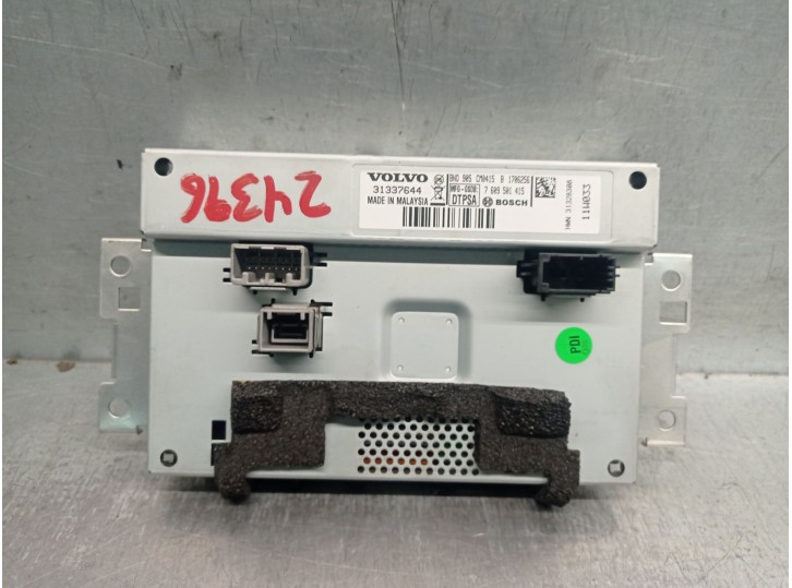 Recambio de pantalla multifuncion para volvo v60 i (155) d3 / d4 referencia OEM IAM 31337644 9124448 7609501415
