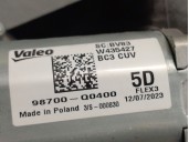 Recambio de motor limpia trasero para hyundai bayon (bc3) 1.2 mpi referencia OEM IAM 98700Q0400 98700Q0400 W435427 VALEO