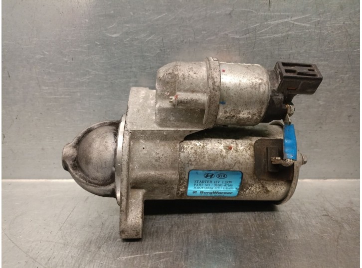 Replacement starter motor for Hyundai Bayon (BC3) 1.2 MPI OEM IAM reference 3610007100 61004610