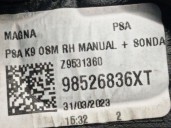 Recambio de retrovisor derecho para opel combo furgoneta/monovolumen (k9) 1.5 d referencia OEM IAM 98526836XT 