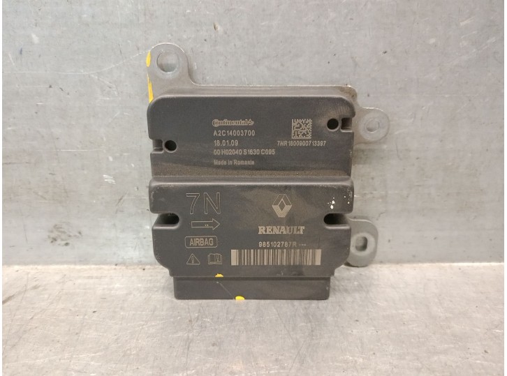 Recambio de centralita airbag para dacia sandero ii 1.5 dci diesel referencia OEM IAM 985102787R  A2C14003700