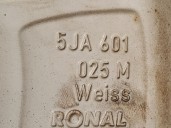 Recambio de llanta para skoda fabia iii (nj3) 1.0 referencia OEM IAM 5JA601025L R156JX15H2ET38 