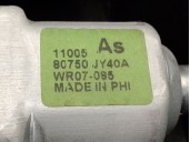 Recambio de elevalunas delantero derecho para renault koleos 2.0 dci diesel fap referencia OEM IAM 80750JY40A 807207736R 