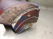 Recambio de aletin delantero izquierdo para nissan atleon 120 3.0 referencia OEM IAM 612639X000 612619X025 