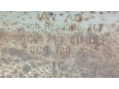 Recambio de tubo escape trasero para skoda fabia iii (nj3) 1.0 referencia OEM IAM 6C0253611Q 6C6253609S 