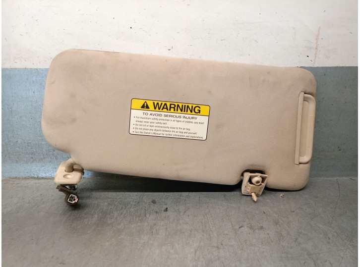 Recambio de parasol izquierdo para kia carnival 2.9 crdi cat referencia OEM IAM 852104D360TW 852104D360TW 