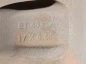 Recambio de llanta para renault koleos 2.0 dci diesel fap referencia OEM IAM 403001910R R17X6.5JET40 