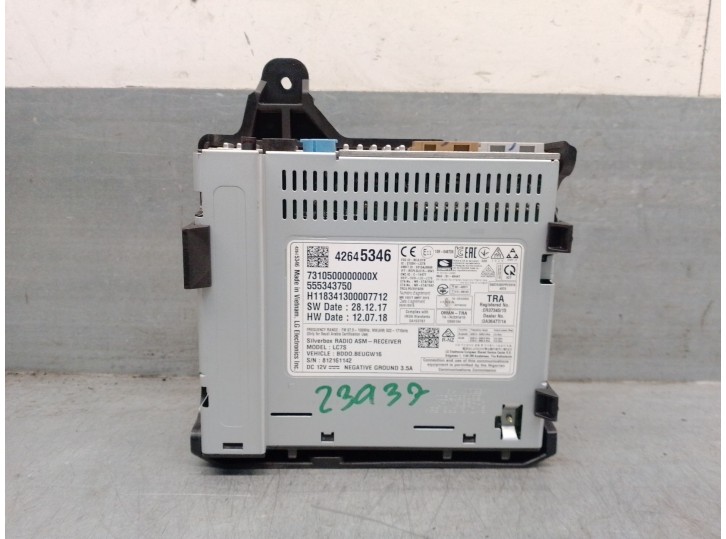 Recambio de sistema audio / radio cd para opel astra k (b16) 1.6 cdti (68) referencia OEM IAM 42645346 42645346 