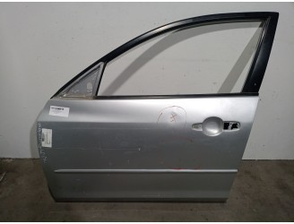 Replacement front left door for Mazda 3 Saloon (BK) 1.6 CD Diesel CAT OEM IAM reference BPYK5902XD GREY 5 DOORS