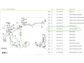 Recambio de tubos aire acondicionado para bmw x5 (e70) xdrive 30 d referencia OEM IAM 64536988881 64536988881 
