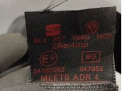 Recambio de cinturon seguridad delantero derecho para seat ibiza (6l1) 1.9 tdi referencia OEM IAM 6L4857706G 6L4857706L 