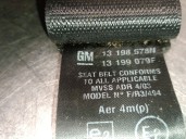 Recambio de cinturon seguridad trasero izquierdo para opel vectra c berlina 1.9 cdti referencia OEM IAM 13199079F 5197145 