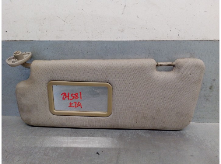 Recambio de parasol izquierdo para ssangyong actyon 2.0 td cat referencia OEM IAM 7611009503ABR 7611009503ABR 