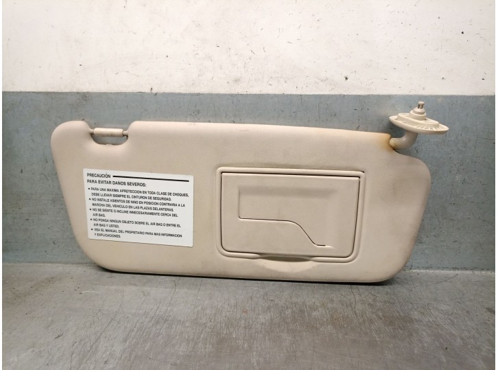 Recambio de parasol derecho para hyundai getz (tb) 1.5 crdi cat referencia OEM IAM 852201C610DU 852201C610DU 