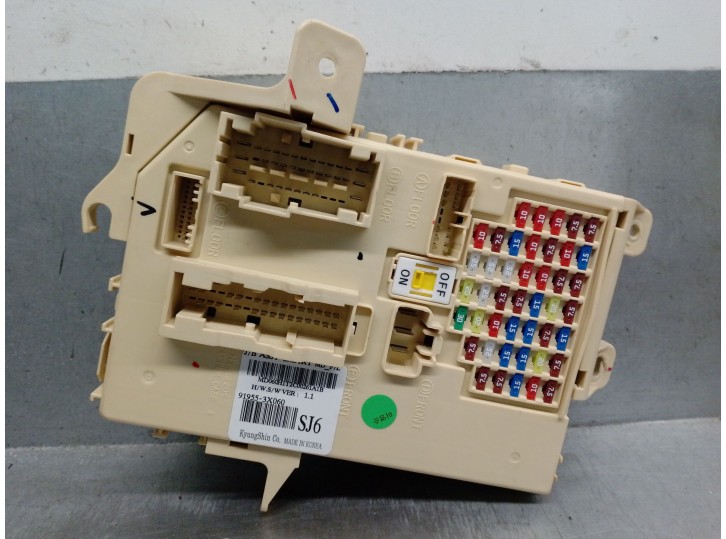 Recambio de caja reles / fusibles para hyundai elantra v sedán (md, ud) 1.6 referencia OEM IAM 919553X060  