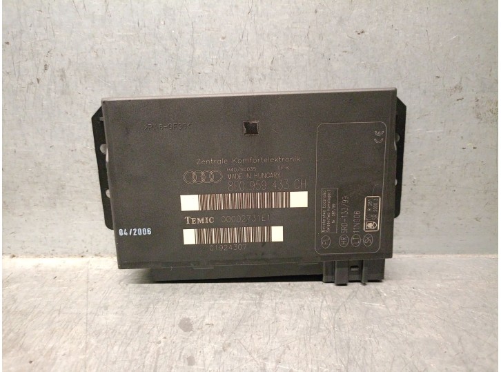 Recambio de modulo confort para audi a4 b7 (8ec) 3.2 fsi referencia OEM IAM 8E0959433CH  00002731E1
