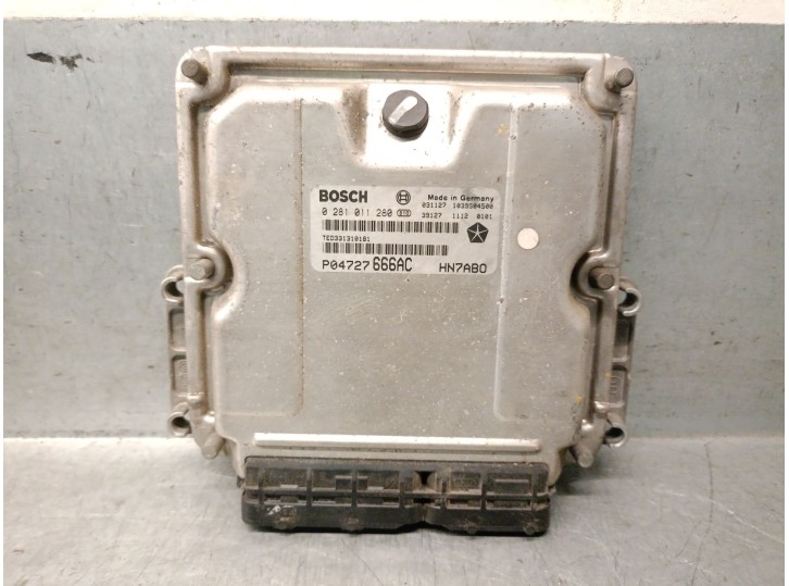 Replacement engine ECU for Chrysler Voyager (RG) CRD CAT OEM IAM reference P04727666AC 0281011280