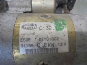 Recambio de motor arranque para fiat seicento (187) l.e. michael schumacher wm 2000 referencia OEM IAM 63101002 MAGNETI MARELLI