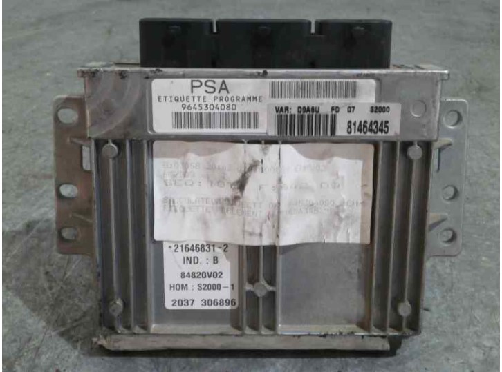 Recambio de centralita motor uce para peugeot 406 berlina (s1/s2) 1.8 16v cat referencia OEM IAM 9645304080 81464345 
