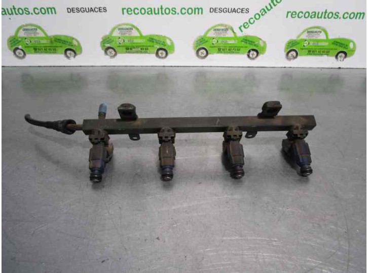 Replacement fuel rail for Kia Sephia II 1.5 cat OEM IAM reference 0K2A313250 