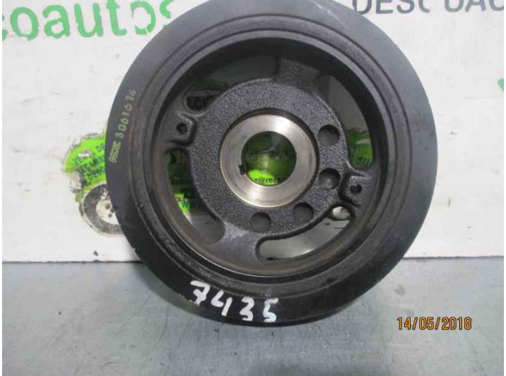 Recambio de polea cigueñal para nissan juke (f15) 1.6 16v cat referencia OEM IAM 2013766 