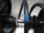 Replacement front left shock absorber for Mazda MX-3 (EC) 1.6 16V cat OEM IAM reference EA0234900D 333251 KYB
