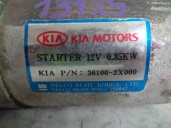Replacement starter motor for Kia Shuma II 1.6 cat OEM IAM reference 361002X000 112847 DELCO