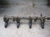 Replacement fuel injection rail for Kia Sephia II 1.5 CAT OEM IAM reference 0K2A313150B 