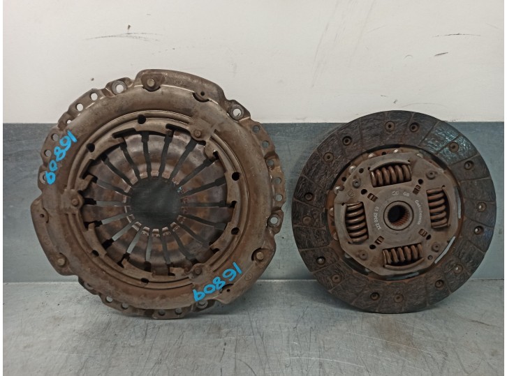 Recambio de kit embrague para nissan kubistar (x76) 1.5 dci turbodiesel cat referencia OEM IAM 3021000QAM 3082600568 SACHS