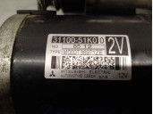 Starter motor replacement for Suzuki Splash A5B 1.0 12V CAT OEM IAM reference 3110051K0 M000T36971ZE MITSUBISHI
