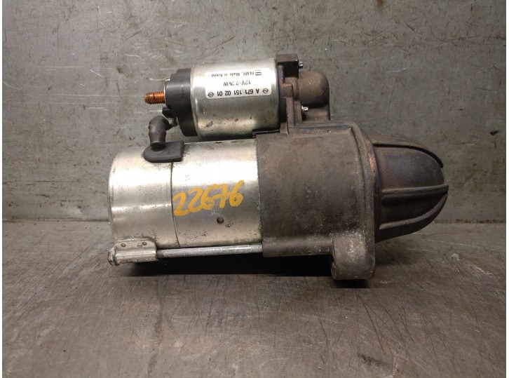 Replacement starter motor for SsangYong Rodius II 2.0 XDi OEM IAM reference A6711510201 6711510201 