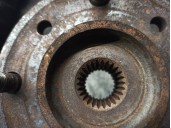 Replacement front left stub axle for Volvo V40 estate 1.9 diesel cat OEM IAM reference 30884172 
