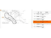 Recambio de tubo para subaru legacy v (bm) 2.0 d awd (bmd) referencia OEM IAM 46012AJ010 46012AJ010 