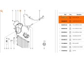 Recambio de tubos aire acondicionado para renault clio iii 1.6 16v referencia OEM IAM 8200371316 8200371316 
