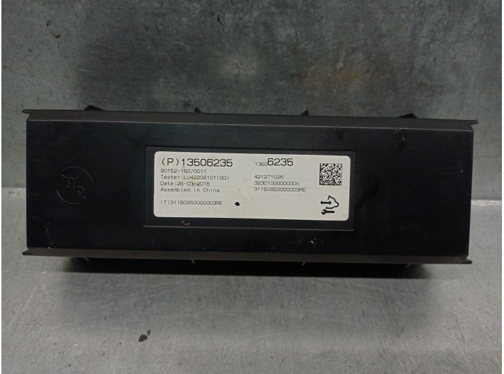Recambio de modulo electronico para opel mokka x 1.6 cdti dpf referencia OEM IAM 13506235 