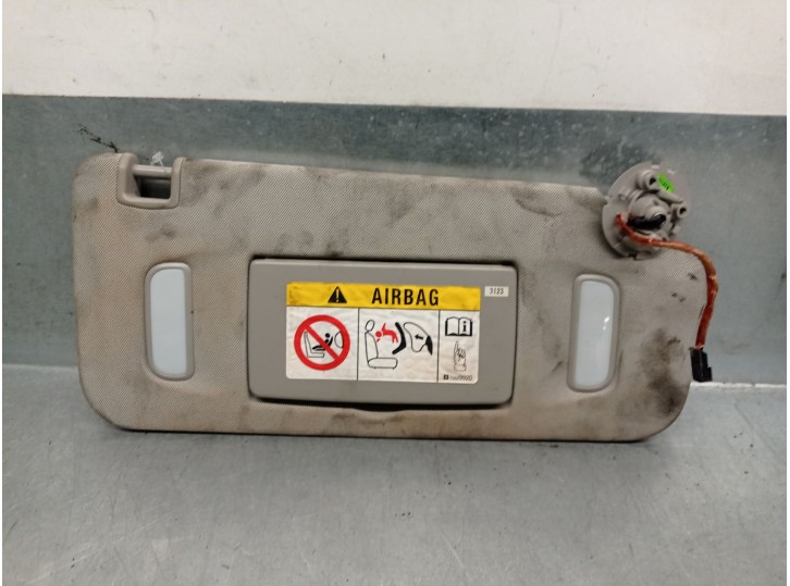 Recambio de parasol derecho para opel mokka x 1.6 cdti dpf referencia OEM IAM 1439058 95430385 