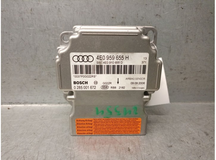 Recambio de centralita airbag para audi a8 (4e2) 3.0 tdi quattro referencia OEM IAM 4E0959655H  0285001672