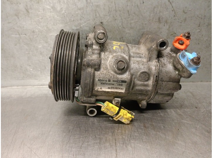 Recambio de compresor aire acondicionado para citroën nemo 1.4 hdi referencia OEM IAM 9684480480 648722 SD6V12