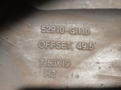 Recambio de llanta para hyundai ioniq 5 (ne) (bev) referencia OEM IAM 52910G1110 R197.5JX19H2OFFSET49.5 