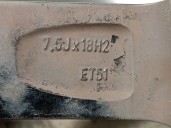 Recambio de llanta para volkswagen golf v berlina (1k1) 2.0 tdi referencia OEM IAM 5K0601025AC R187.5JX18H2ET51 